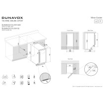 Wine cabinet Dunavox DAUF-32.83B