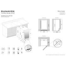 Wine cabinet Dunavox DAUF-38.100DB