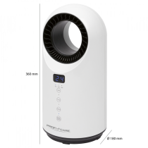 Ceramic fan heater ProfiCare , white