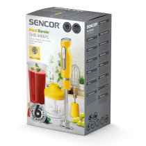 Hand blender + accesories Sencor, yellow
