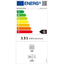 Integreeritav veinikülmik Dunavox DAVG-25.63DB.TO