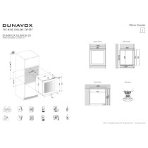 Integreeritav veinikülmik Dunavox DAVG-25.63DB.TO