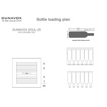 Wine cabinet Dunavox DAVS-25.63DB