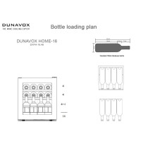 Wine cabinet Dunavox DXFH-16.46