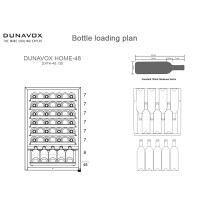 Wine cabinet Dunavox DXFH-48.130