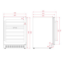 Wine cooler Teka RVU 20046 GBK