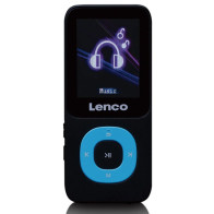 MP3/MP4 player with 4GB micro SD card Lenco, blue