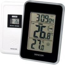 Wireless thermometer Sencor, black