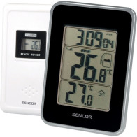 Wireless thermometer Sencor, black