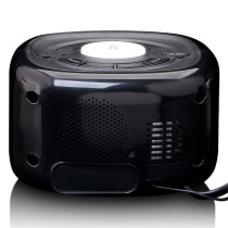 FM clock radio with night light Lenco CR12BK