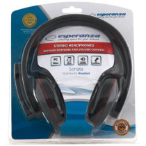 Headphones with microphone Esperanza EH118