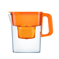 Water pitcher Aquaphor Compact with B25 cartridge (Orange, E)