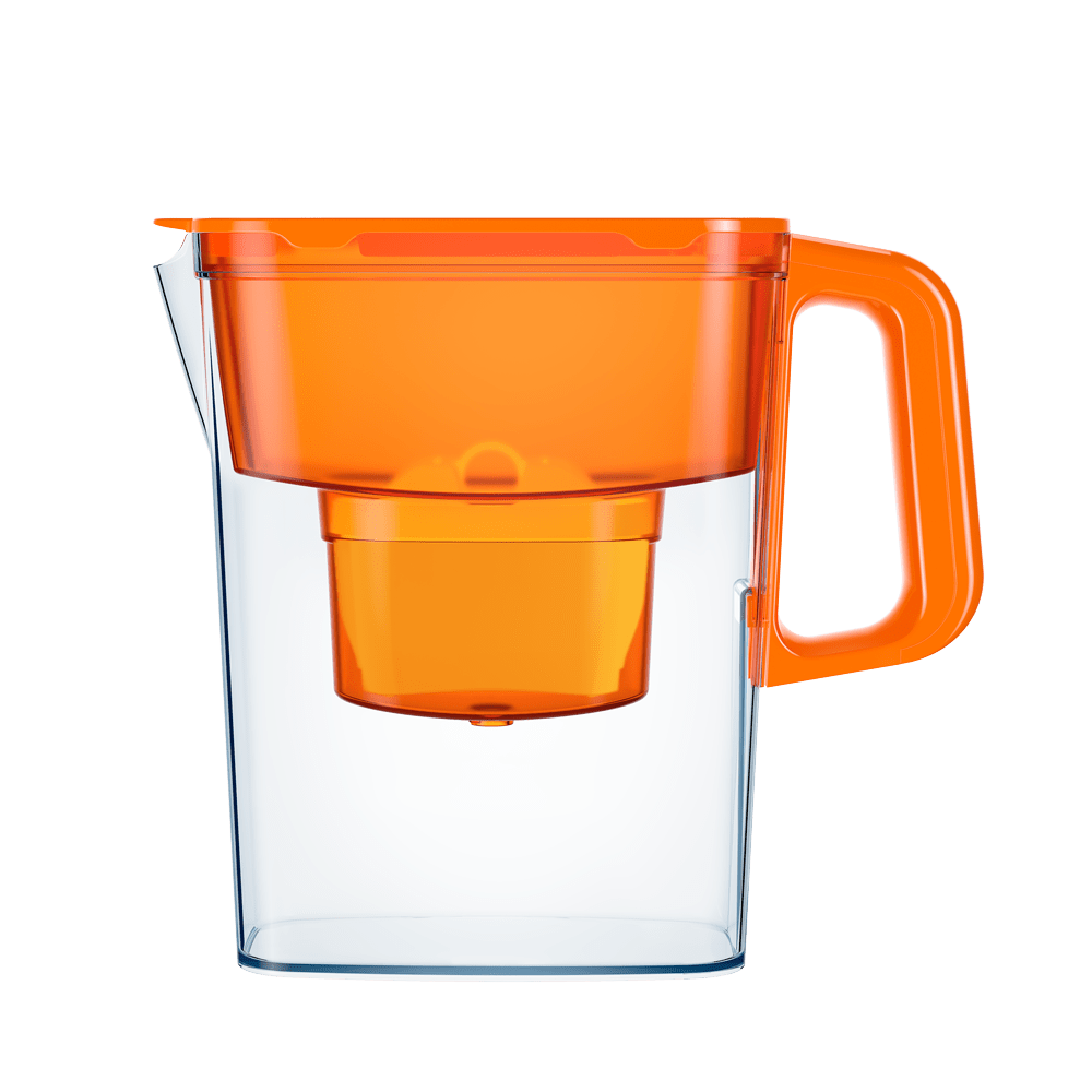 Water pitcher Aquaphor Compact with B25 cartridge (Orange, E)