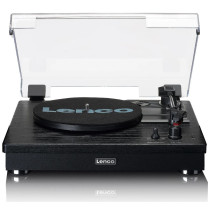 LENCO - LS-101BK - BELT DRIVE WOODEN TURNTABLE