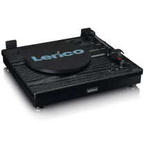 LENCO - LS-101BK - BELT DRIVE WOODEN TURNTABLE