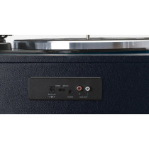 Turntable with 4 built-in speakers Lenco LS430BK, black