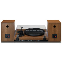 LENCO LS-480WD - RECORD PLAYER WITH BUILT-IN AMPLIFIER AND BLUETOOTH® PLUS 2 EXTERNAL SPEAKERS