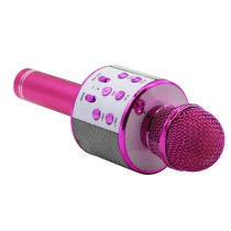 Karaoke microphone with speaker Manta MIC11PK, pink