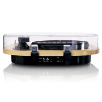 Turntable with built-in speakers Lenco, wood