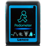 MP3/4 player with pedometer EN 4GB Lenco, blue
