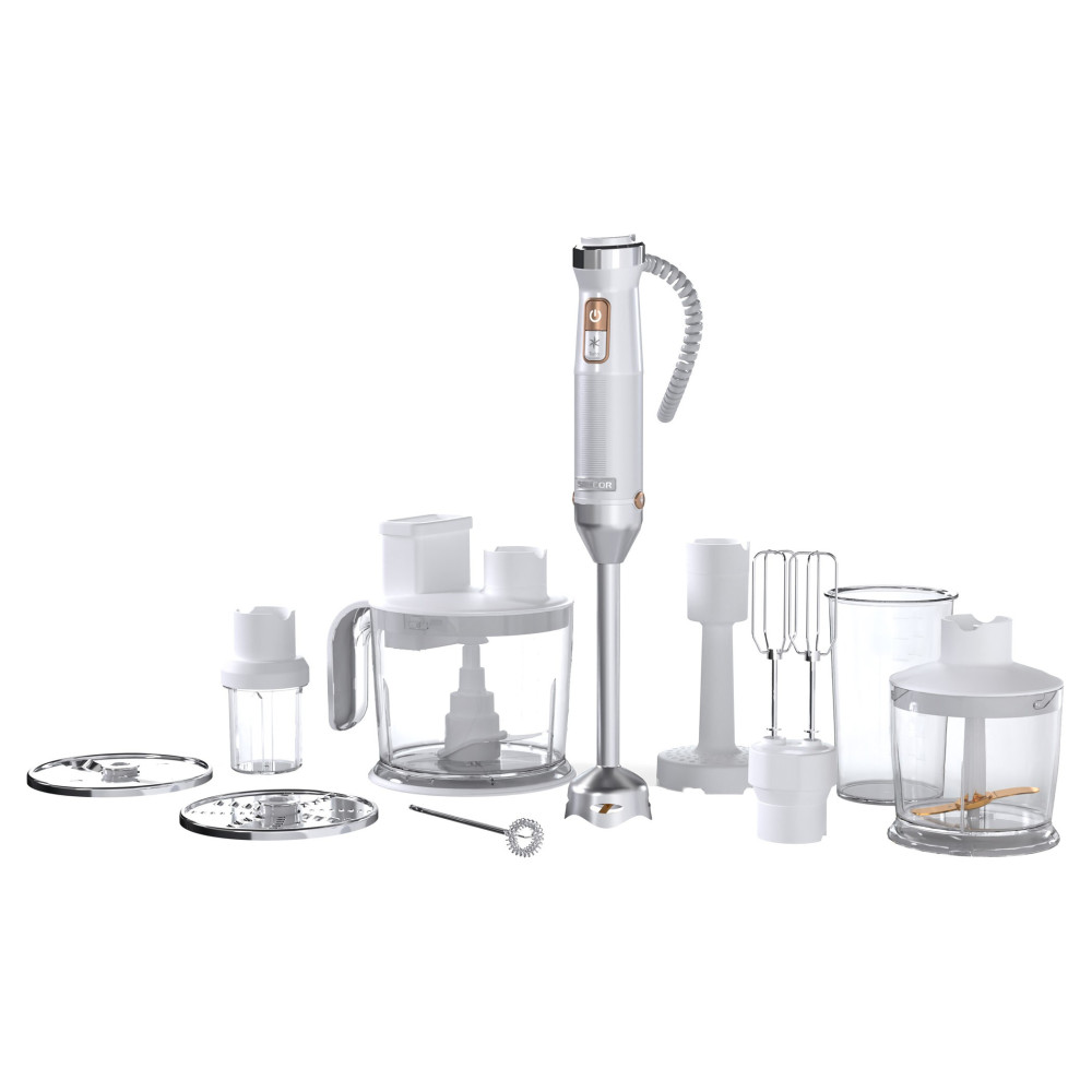 Stick mixer + accessories, white