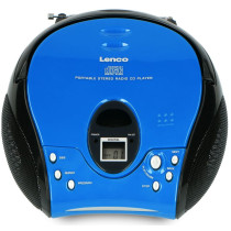 Portable stereo FM radio with CD player Lenco SCD24BB