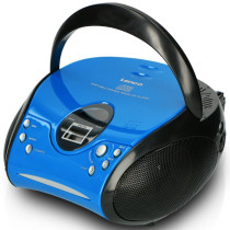 Portable stereo FM radio with CD player Lenco SCD24BB