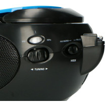 Portable stereo FM radio with CD player Lenco SCD24BB