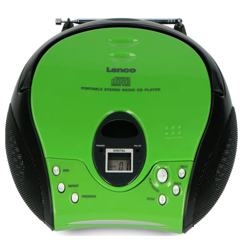 Portable stereo FM radio with CD player Lenco SCD24GB