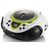 Portable stereo FM radio with CD player Lenco SCD38USBG