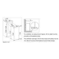 Built-in fridge Bomann