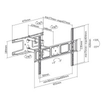 TV kinnitus 37"-70" SHTB363