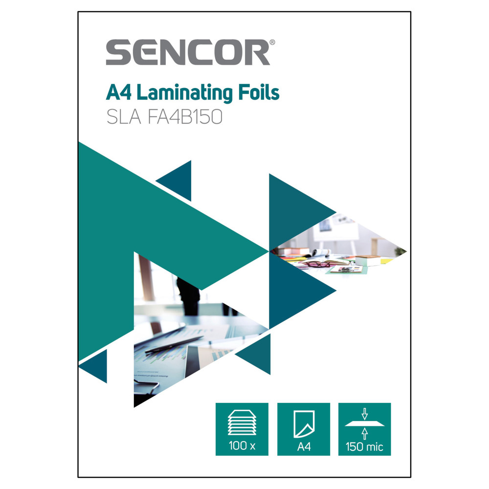 Laminating pouches Sencor SLAFA4B150 A4 100 pcs