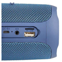 Portable Bluetooth speaker Manta SPK130GOBL, blue