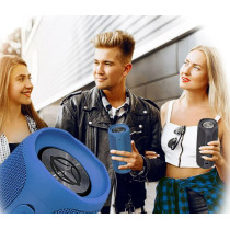 Portable Bluetooth speaker Manta SPK130GOBL, blue