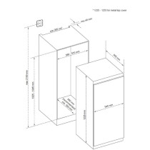 Built-in fridge Kluge