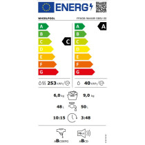 Kuivatiga pesumasin Whirlpool FFWDB964489SBSVEE