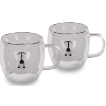 Boorsilikaadist tassid 2 x 250ml Lamart LT9125