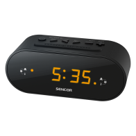 Radio alarm clock Sencor, black