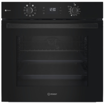 Built-in electric oven Indesit, black