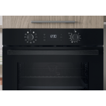 Built-in electric oven Indesit, black