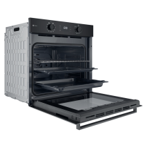 Built-in electric oven Indesit, black