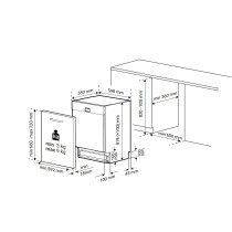 Built in dishwasher Beko