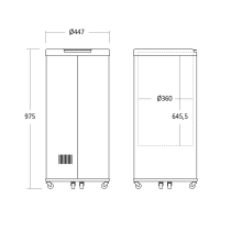 Beverage cooler Scandomestic
