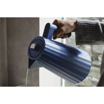 Water kettle Plisse Alessi, blue