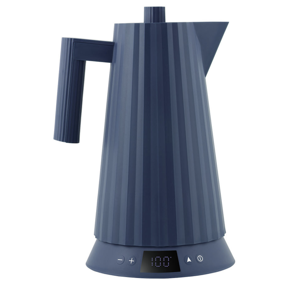 Water kettle Plisse Alessi, blue