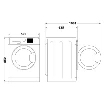 Eestlaetav pesumasin Whirlpool FFD10489BCVEE