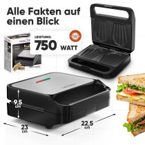 Sandwich toaster ProfiCook