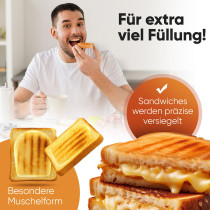 Sandwich toaster ProfiCook