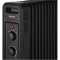 Oil filled radiator Sencor, black